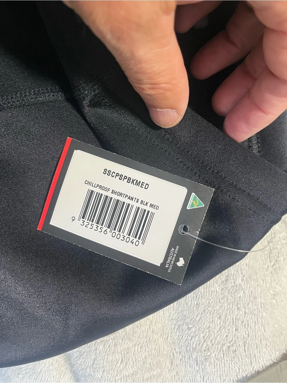 Sharkskin Chillproof Shortpants, M, NWT